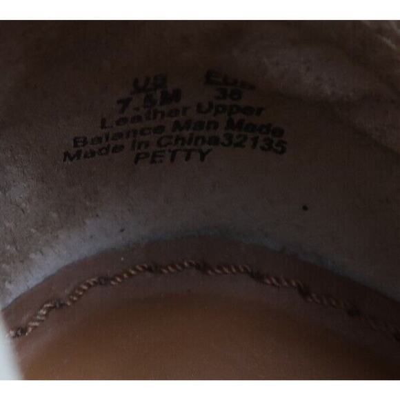 Sam Edelman Shoes Womens 7.5 Ankle Bootie Fashion Leather Classic Tan Block Heel - Picture 14 of 14